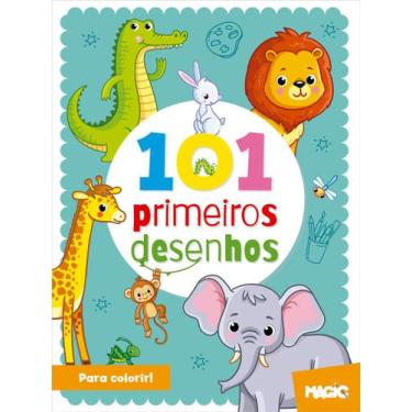 Imagem de Livro - Animais - 101 Primeiros Desenhos Para Colorir