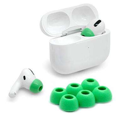 Imagem de Pontas de espuma viscoelástica Eartune Fidelity UF-A premium para AirPods Pro – cabe no estojo de carregamento, permanece em seus ouvidos, excelente isolamento de som e protetor de cera integrado –