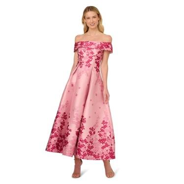 Imagem de Adrianna Papell Vestido feminino tomara que caia, Rosa Multi, 48