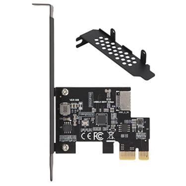 Imagem de Placa riser QANYEGN USB3.2 PCI E, PCI E de velocidade rápida dupla para tipo E Riser, capacitores cerâmicos Placa PCI E Riser para PC Eletrônicos