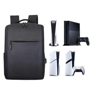 Imagem de Bolsa Mochila Transporte Para Playstation 5 FAT Slim Pro PS4 Case Bag 