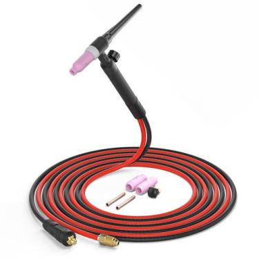 Imagem de Tocha de soldagem TIG YESWELDER WP-17V 4m 150A refrigerada a ar