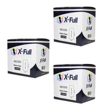 Imagem de 3x Etiqueta Compativel Dk-2205 Ql-700 Ql-810w Ql-800 - IMPORTED