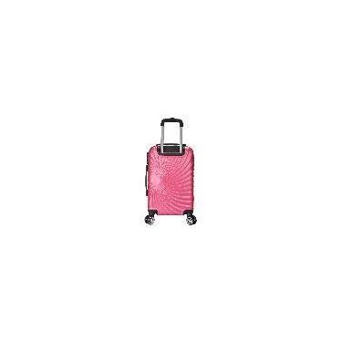 Imagem de Mala de Viagem Bordo 10kg Eagle Em Abs C/ Rodinhas 360º AS66, Rosa mel