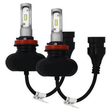 Imagem de Kit Lampada Led H1 H3 H4 H7 H8 H11 H16 H27 HB3 6500k 4000 Lúmens 32v 2