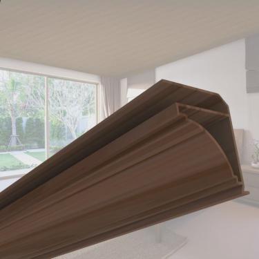 Imagem de Moldura de Pvc 8mm X 38mm X 3m Permatti Imbuia