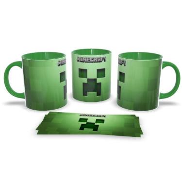 Imagem de Caneca Minecraft Porcelana 325ml - Jlssublimação