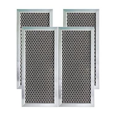 Imagem de Amazinpure JX81H WB02X10956 Filtros de carvão para micro-ondas compatíveis com GE WB02X11544 Samsung DE63-00367D DE63-00367H DE63-30016D Frigidaire 5304453397 1057486 AH951943 3-7/80. Pacote com 4 x