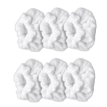 Imagem de TopHomer 6 pacotes de almofadas de limpeza a vapor compatíveis com a ferramenta de escova triangular Dupray - Acessórios de pano de vaporizador portáteis laváveis e reutilizáveis