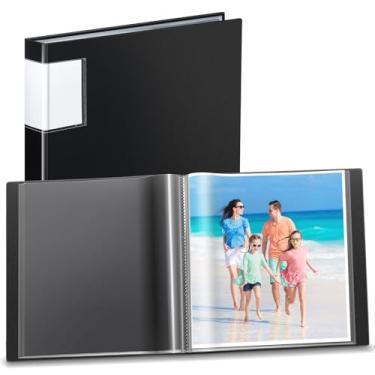 Imagem de Vowcarol Livro De Apresentação Portfólio Arte 12 X 12, Armazenamento Papel Para Scrapbooking 12" 12", Fichário Com Capas, Pasta Protetores Folhas Transparentes, Obras