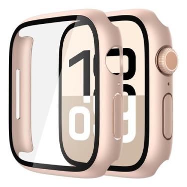 Imagem de Capa Misxi de vidro temperado compatível com Apple Watch S10 42mm