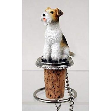 Imagem de Rolha de garrafa de vinho de arame Fox Terrier