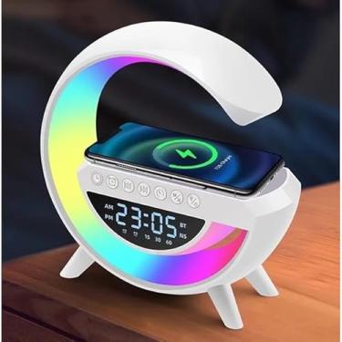 Imagem de Caixa de Som e Luminária G-Speaker C/Relógio Atmosphere Smart Bluetooth 3 em 1