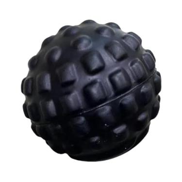 Imagem de Zialofi Bola de massagem, rolo de massageador, equipamento portátil, exercício de massagem muscular elástica para ombros de treinamento esportes lombares, Preto