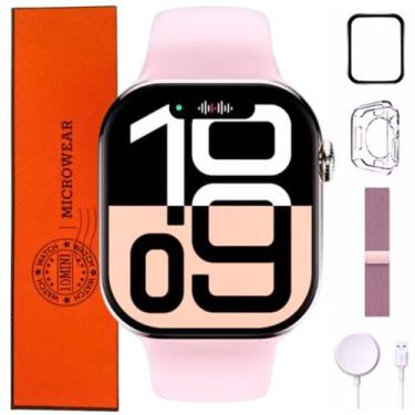 Imagem de Relogio Smartwatch W10 Mini Pro Serie Gps Album Música Foto 3 Pulseira
