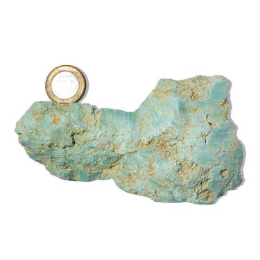 Imagem de Turquesa Bruta Pedra Natural Para Coleção 306g 14cm Tipo B