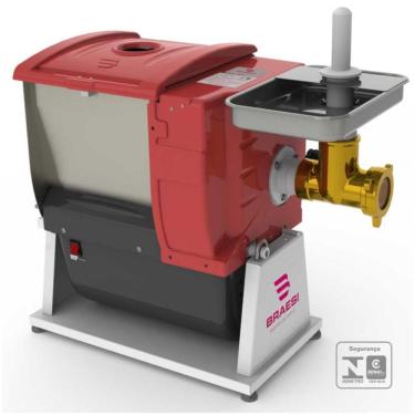 Imagem de Amassadeira Semi Rápida Com Extrusora 5kg Aeli-520 - Braesi