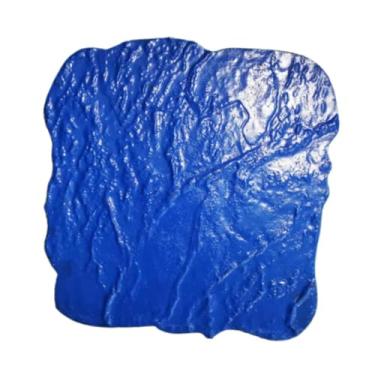 Imagem de MERIGLARE Tapete de textura de concreto realista, poliuretano, paisagismo externo, formas de pedra, textura de pedra, piso de concreto, carimbo sem costura