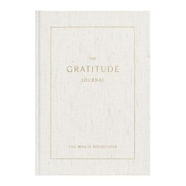 Imagem de And Per Se Gratitude Journal – Five Minutes a Day to Cultivate Mindfulness, Happiness, Affirmations & Self-Reflection – Diário diário de gratidão sem data para mulheres e homens (bege original)