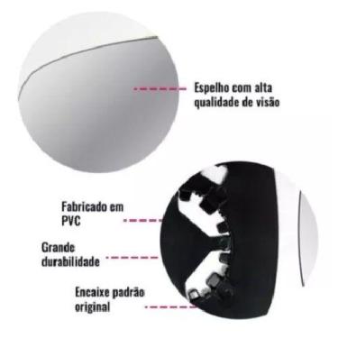 Imagem de Lente do retrovisor new city - new fit - wrv lado direito - TOP