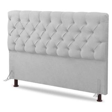 Imagem de Cabeceira Cama Box Solteiro Lylla 90cm Capitonê Com Frame Sintético Br