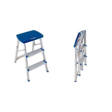 Imagem de Escada Banqueta Feita Em Alumínio Com 3 Degraus 005107 Mor