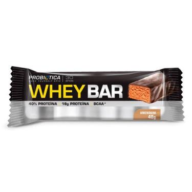 Imagem de Barra de Proteína Whey Bar High Protein Probiótica Amendoim com 40g