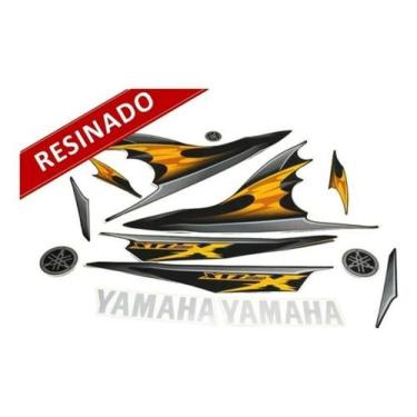Imagem de Kit Adesivos Xtz 250X 2009 Preta Resinado 10181 - Spts