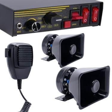 Imagem de JAMTON Sirene policial de emergência de 9 tons 400W 12V