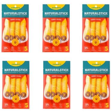 Imagem de Kit C/ 6 Petiscos Para Gatos Naturalstick Cremoso Frango 75g - Natural