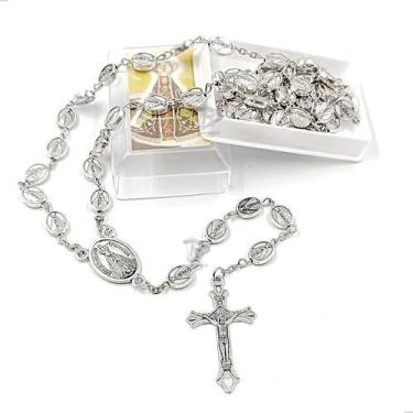 Imagem de Terço Nossa Senhora Aparecida de Metal - F Emy