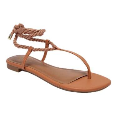 Imagem de Sandalia Rasteira Corda -Nude 35