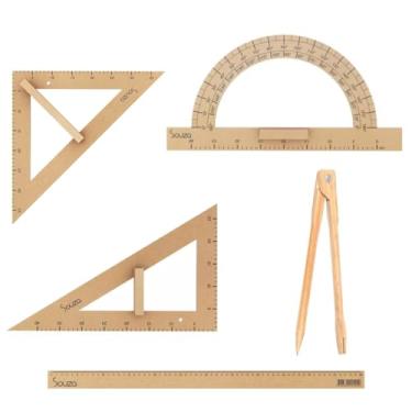 Imagem de Kit Geométrico com Compasso para Giz