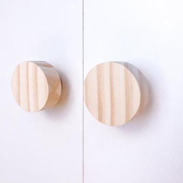 Imagem de 8 Puxadores Bola Infantil Porta Gaveta Móveis Cômoda Bebê - Hanger Dec