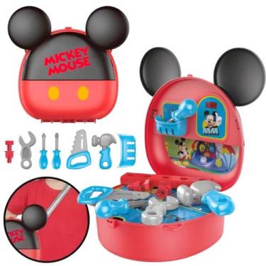 Imagem de Maleta Ferramentas Construção Serve Lancheira Mickey Mouse - Multikids