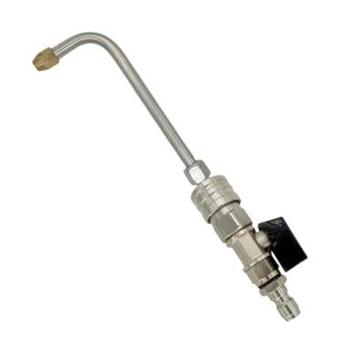 Imagem de IEUDNS Haste de extensão para lavadora de alta pressão, peças de haste de limpeza, encaixe rápido de 1/4, adaptador de mangueira de jardinagem profissional, Curvatura de 90 Graus