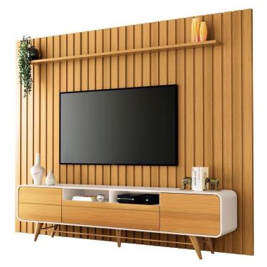 Imagem de Painel 85 Pol One E Bancada áureo H01 Off-cinamomo - Mpozenato