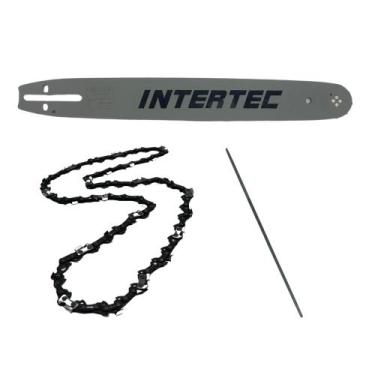 Imagem de Sabre Saibro Para Motosserra Husqvarna 125 + Corrente + Lima - Spin