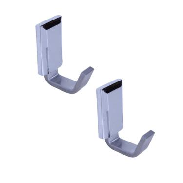 Imagem de Kit com 02 Cabides Alumínio Classic - Cl3060 Ducon Metais Cromado