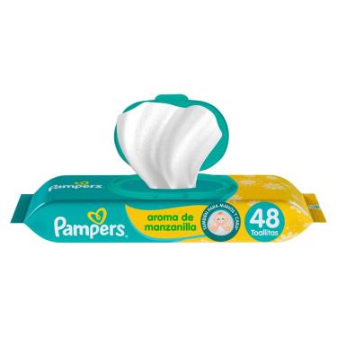 Imagem de Lenços Umedecidos Pampers Aroma de Camomila 48 Unidades
