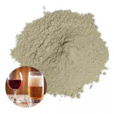 Imagem de 5kg Bentonita Branca Clarificação Hidromel