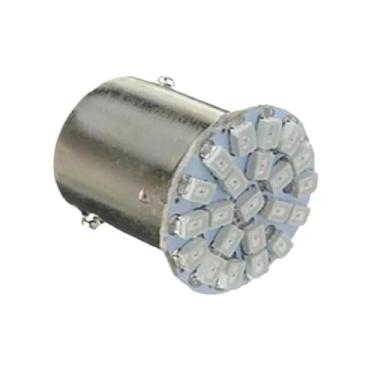 Imagem de Lâmpadas LED para luzes traseiras, luzes de freio e luzes intermitentes (01 Polo Azul 22 led,02 Uni)