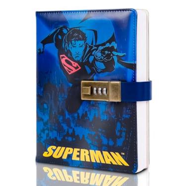 Imagem de Diário de senha com tema de super-herói, caderno de armazenamento seguro de senha para uso pessoal, diário de registro de senha para adolescentes, adultos e fãs de super-heróis, organizador elegante