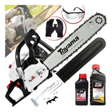 Imagem de Motosserra Toyama Tcs58h 54cc + Óleo Corrente + Óleo Motor