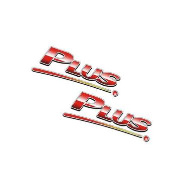 Imagem de Par Emblemas Plus Mercedes Benz 710 Adesivo Lateral Caminhão - SPORTIN