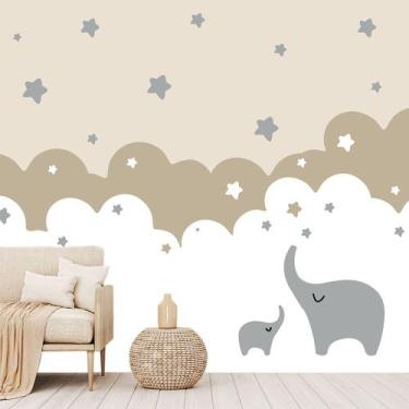 Imagem de Papel de Parede Infantil Quarto Criança Estrela Sala Painel - 466pcp -