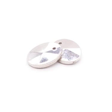 Imagem de Pingente Oval Abs Níquel 10x12mm 300pçs 150g - Macall