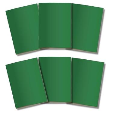 Imagem de Kit 6x Cadernetas Sem Pauta Capa Flex 40 Pág Pólen A5 Verde