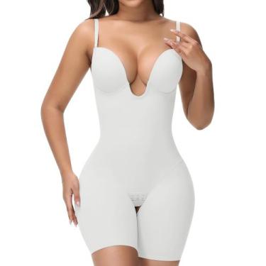 Imagem de Macacão Shapewear SHAPSHE U Plunge Strapless Tummy Control