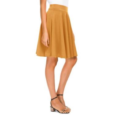 Imagem de Saia midi Urban CoCo versátil e elástica para mulheres